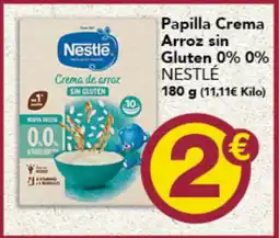 Gadis NESTLÉ Papilla Crema Arroz sin Gluten 0% 0% oferta