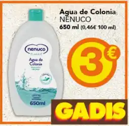 Gadis NENUCO Agua de Colonia oferta