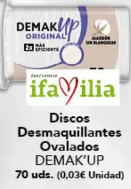 Gadis DEMAK'UP Discos Desmaquillantes Ovalados oferta