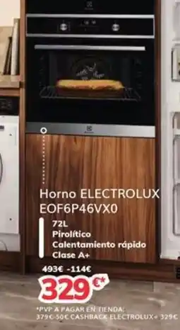 Mi electro Electrolux Horno EOF6P46VX0 oferta