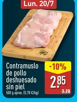 ALDI Contramuslo de pollo deshuesado sin piel oferta
