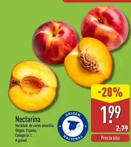 ALDI Nectarina oferta