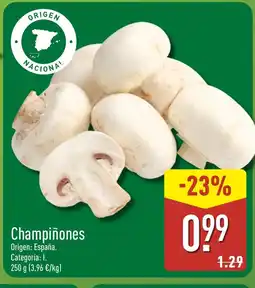 ALDI Champiñones oferta
