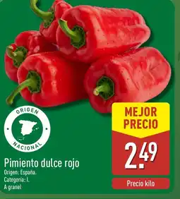 ALDI Pimiento dulce rojo oferta