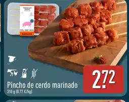 ALDI Pincho de cerdo marinado oferta