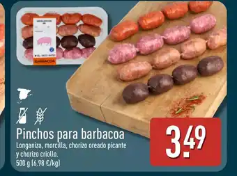 ALDI Pinchos para barbacoa oferta