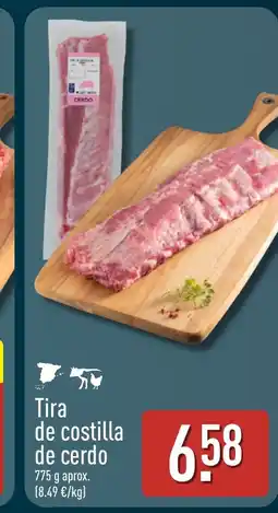 ALDI Tira de costilla de cerdo oferta