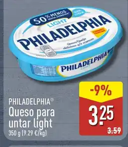 ALDI PHILADELPHIA Queso para untar light oferta