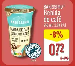 ALDI BARISSIM Bebida de café oferta