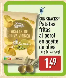ALDI SUN SNACKS Patatas fritas al perol en aceite de oliva oferta