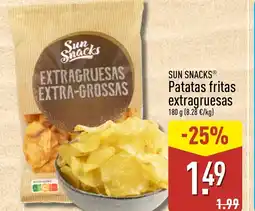 ALDI SUN SNACKS Patatas fritas extragruesas oferta