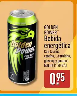 ALDI GOLDEN POWER Bebida energética oferta