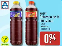 ALDI RIVER Refresco de té sin azúcar oferta
