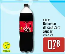 ALDI RIVER Refresco de cola Zero azúcar oferta