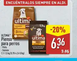 ALDI ULTIMA Pienso para perros oferta