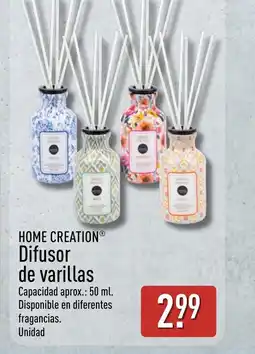 ALDI HOME CREATION Difusor de varillas oferta