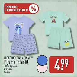 ALDI NICKELODEON / DISNEY Pijama infantil oferta