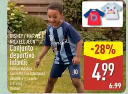 ALDI DISNEY/MARVEL/ NICKELODEON Conjunto deportivo infantil oferta
