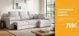 Atrapamuebles Premium - chaiselongue derecha damasco oferta