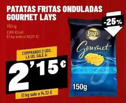 AhorraMas Lay's - patatas fritas onduladas gourmet oferta