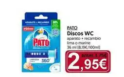 Hiper Usera Pato - discos wc oferta