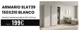 Atrapamuebles Blanco - armario slat39 150x210 oferta