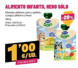 AhorraMas Hero - alimento infantil oferta
