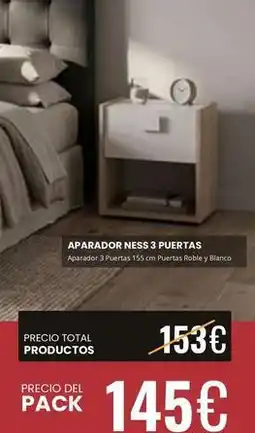 Atrapamuebles Blanco - aparador nests 3 puertas oferta
