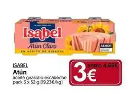 Hiper Usera Isabel - atun aceite girasol o escabeche oferta