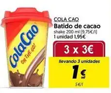 Hiper Usera Cola cao - batido de cacao oferta