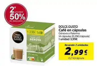 Hiper Usera Dolce gusto - cafe en capsulas oferta