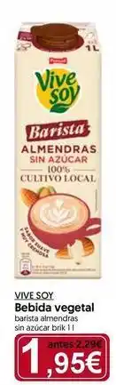 Hiper Usera Vivesoy - bebida vegetal oferta