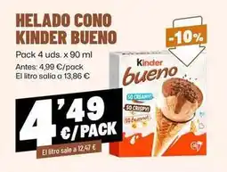 AhorraMas Ferrero rocher - helado cono kinder bueno oferta