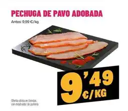 AhorraMas Pechuga de pavo adobada oferta