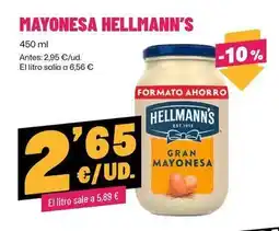 AhorraMas Hellmann's - mayonesa oferta