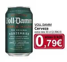 Hiper Usera Voll-damm - cerveza oferta