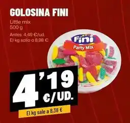 AhorraMas Fini - golosina oferta