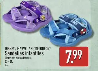 DISNEY/MARVEL / NICKELODEON Sandalias infantiles
