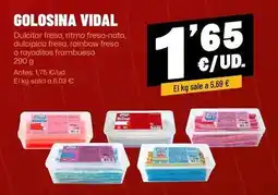 AhorraMas Vidal - golosina oferta