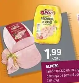 Coviran Elpozo - jamon cocido en su jugo pechuga de pavo al col oferta