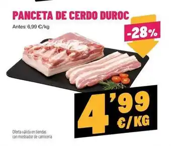 AhorraMas Duroc - panceta de cerdo duroc oferta