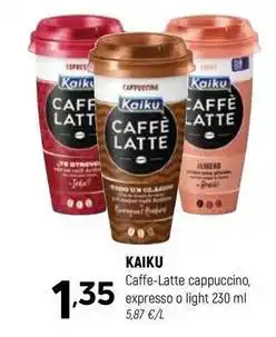 Kaiku - caffe latte cappuccino