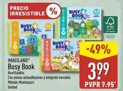 ALDI IMAGILAND Busy Book oferta