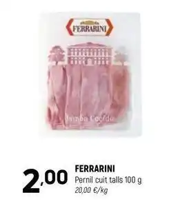 Coviran Ferrarini - pernil cuit talls oferta