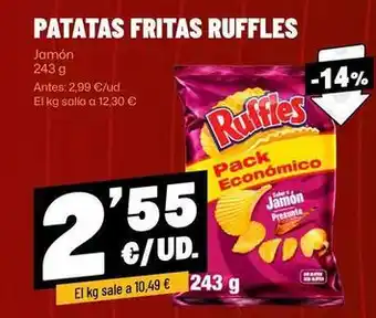 AhorraMas Ruffles - patatas fritas oferta
