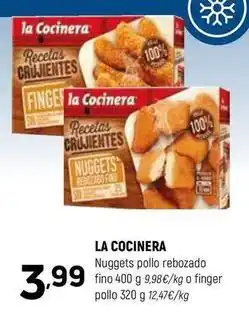 Coviran La cocinera - nuggets pollo rebozado fino o finger pollo oferta