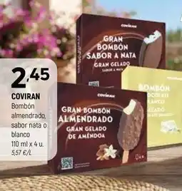 Coviran Coviran - bombon almendrado, sabor nata o blanco oferta
