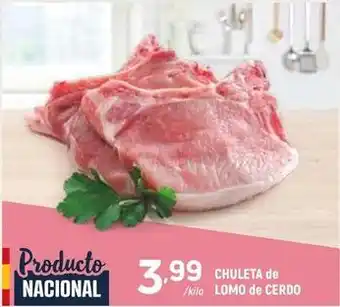 Coviran Chuleta de lomo de cerdo oferta