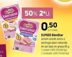 Coviran El pozo - jamon cocido extra o pechuga pavo reducida en sal bajo en grasa oferta