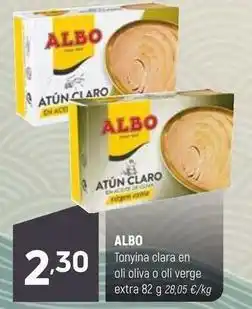 Coviran Albo - tonyina clara en oli oliva o oli verge extra oferta